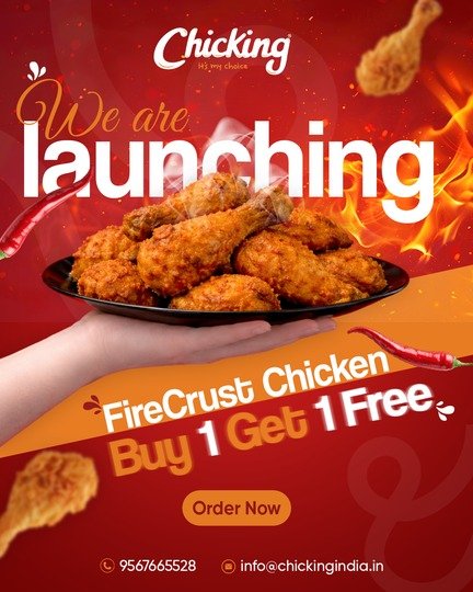 Chicking launch poster