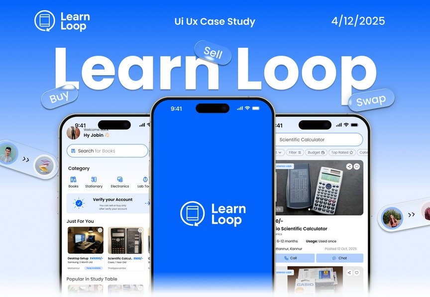 LearnLoop app screens