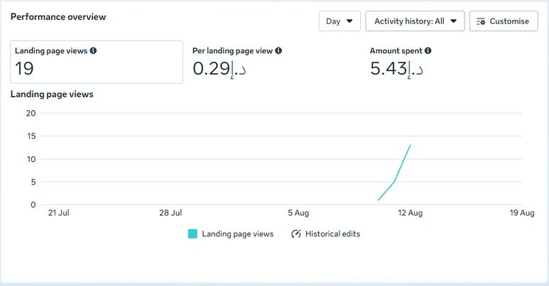 Meta Ads performance overview